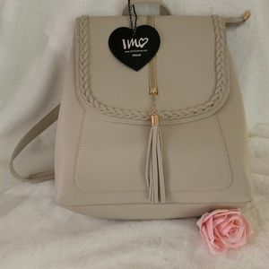 IMOSHION Flap Front Tassel Backpack